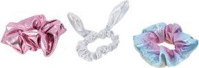 Actual product image Hair tie set pink-silver 3 pieces 3 (Hair tie)