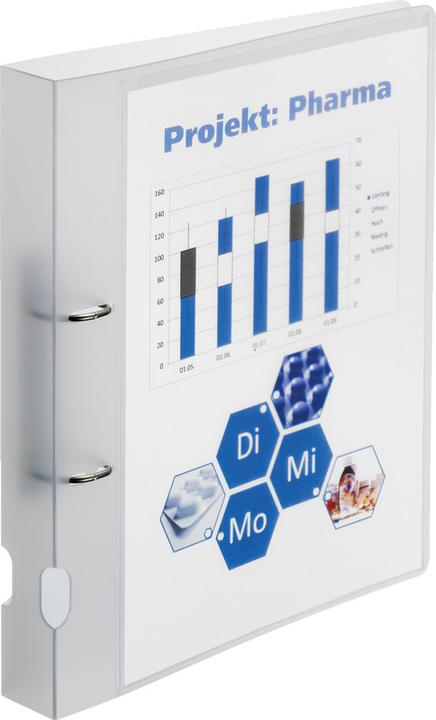 Produktbild Kolma Ringbuch Vario A4 2 Ringe Füllhöhe 3 cm farblos (A4, 39 mm, 1 Stück)
