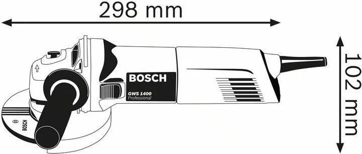 Actual product image Bosch Professional Gws 1400 (125 mm)
