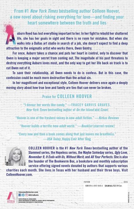 Produktbild Confess (Englisch, Colleen Hoover, 2015)