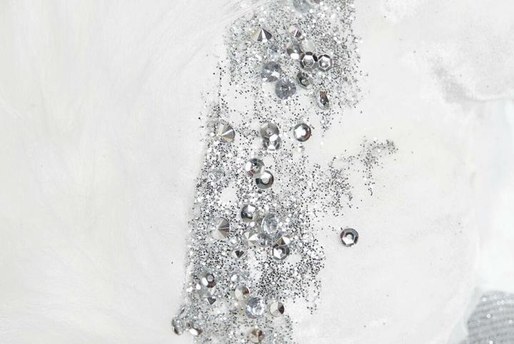 Produktbild DKD Home Decor Weihnachtsschmuck Weiss Eichhörnchen 22 x 11 x 22 cm (2 Stück) (2x)