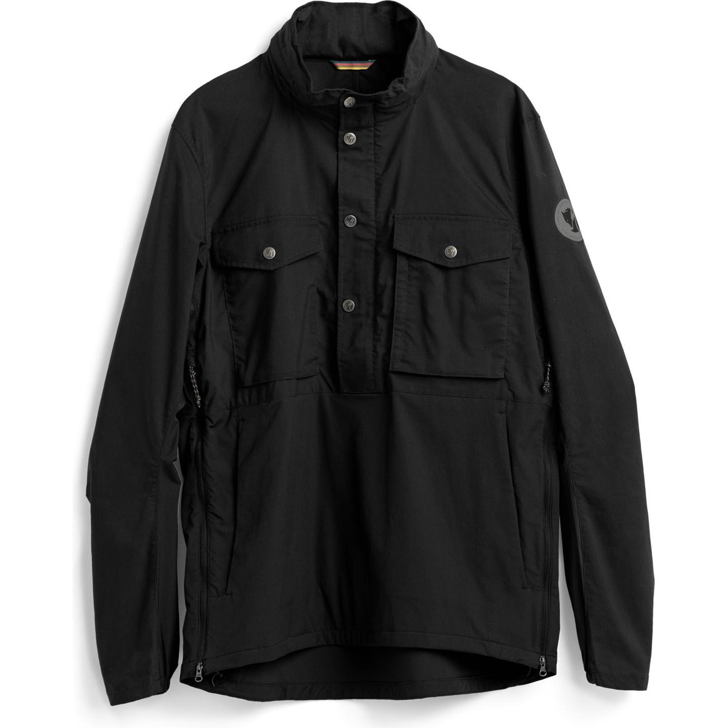 Fjällräven, Uomini, Giacche da esterno, F Räven Anorak (S), Nero, S