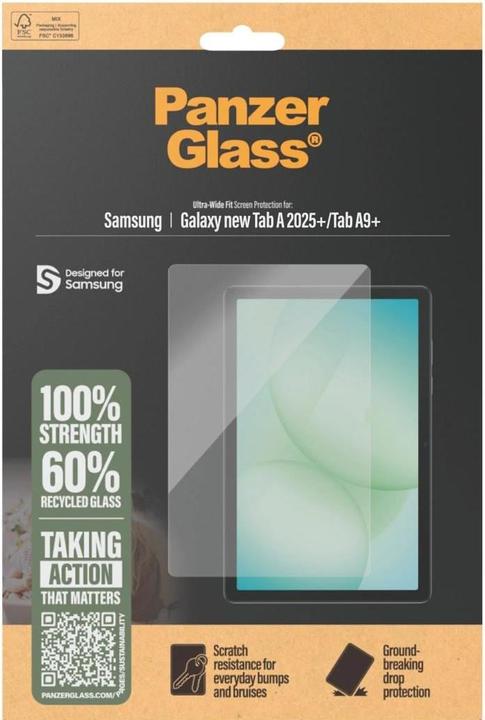 Immagine prodotto PanzerGlass Tablet-Schutzfolie Ultra Wide Fit Galaxy Tab A11+ 11 (1 pz., Galaxy Tab A9)