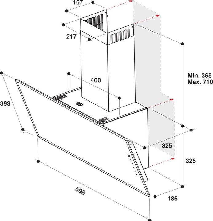 Nutritional values and ingredients Whirlpool WHVF 63F LT K (Flat-screen hood)