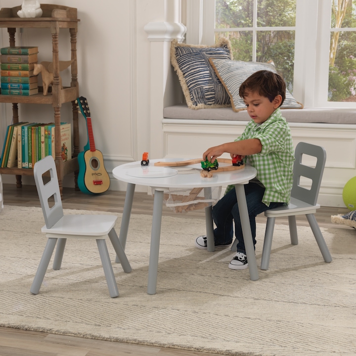 Image du produit KidKraft Table ronde avec 2 chaises (Groupe de sièges pour enfants)