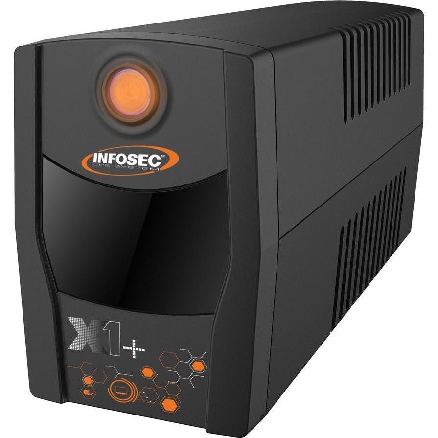 Infosec UPS X 500VA (500 VA, 300 W, Line-Interaktiv USV) (66105)