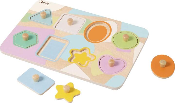 Classic World Holz-Studenpuzzle-Formen, 8 Stück. (8 Teile)