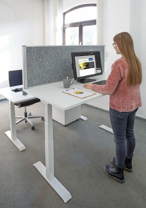 Immagine prodotto Maul Divisorio da tavolo MAULconnecto Uplight 160x50cm Acoustic d.gr/an (160 x 50 cm)