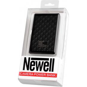 Newell Batteria Power Bank PB-LPE6 con adattatore per batterie Canon (Caricabatterie per fotocamere), Alimentatore fotocamera, Nero