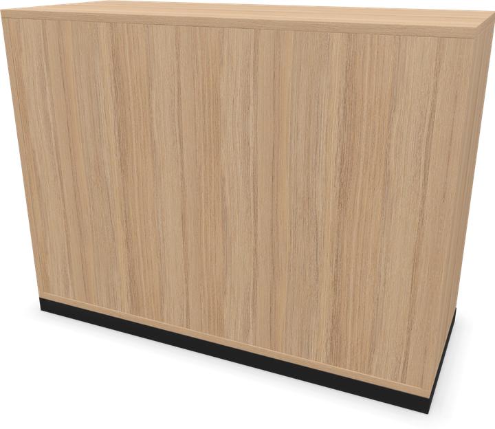 Bianco, Decorazione in quercia ambrata con struttura, Nero