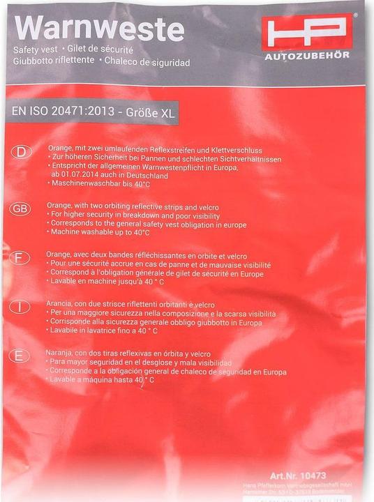 Produktbild Alpin Pannen-Warnweste