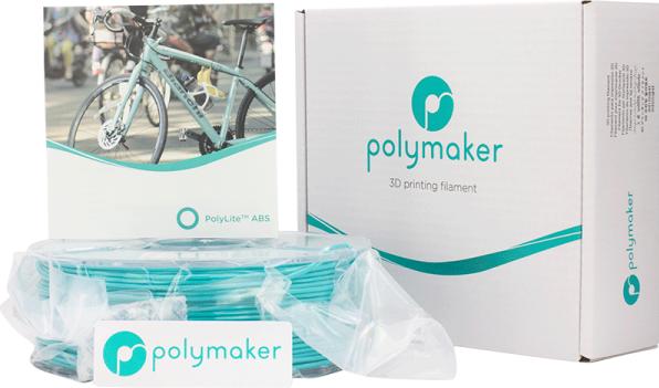 Produktbild Polymaker PolyLite ABS - Teal - 2.85mm (ABS, 2.85 mm, 1000 g, Türkis)