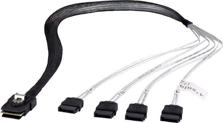 Produktbild Fantec SRC-mini SAS zu 4x SATA Kabel
