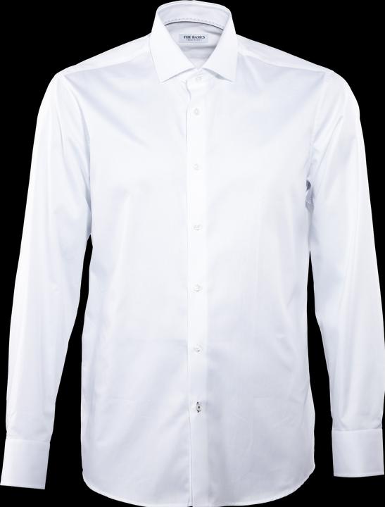 Produktbild The Basics Hemd Modern Fit Hai bügelleicht white (L)