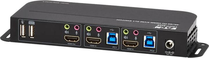 Produktbild Eaton 2-Port HDMI/USB KVM Switch 4K 60Hz HDR HDCP 2.2 IR USB Sharing USB 3.0 Cables