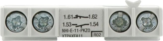 Actual product image Eaton Auxiliary contact block 1 NO contact 1 NC contact