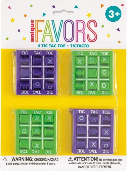 Actual product image Unique Three wins TIC TAC TOE (4stk)