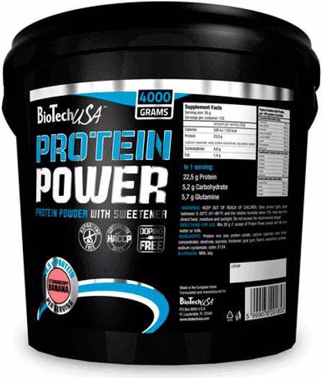 Biotech USA Protein Power (Vanille, 1 Stk., 4000 g)