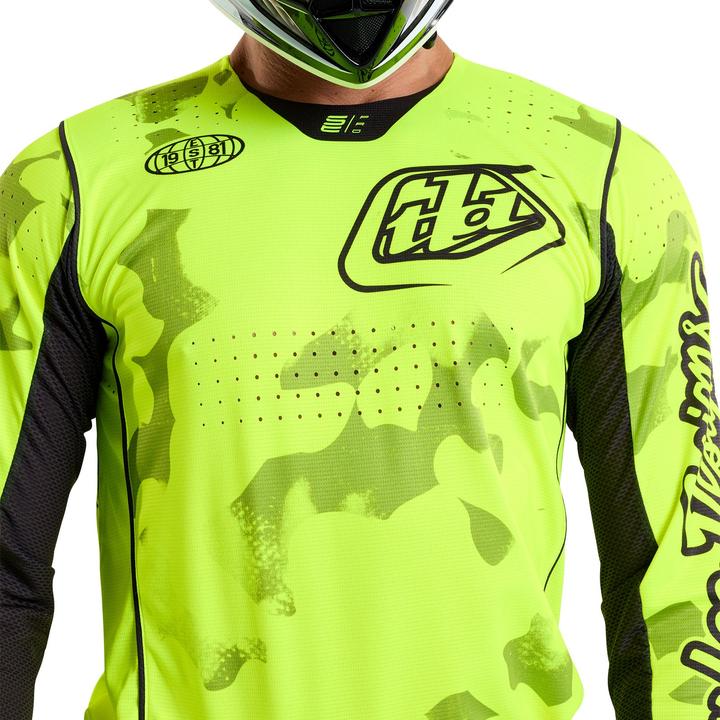 Image du produit Troy Lee Designs SE Pro Jersey, Blotted, flo yellow, M (M)