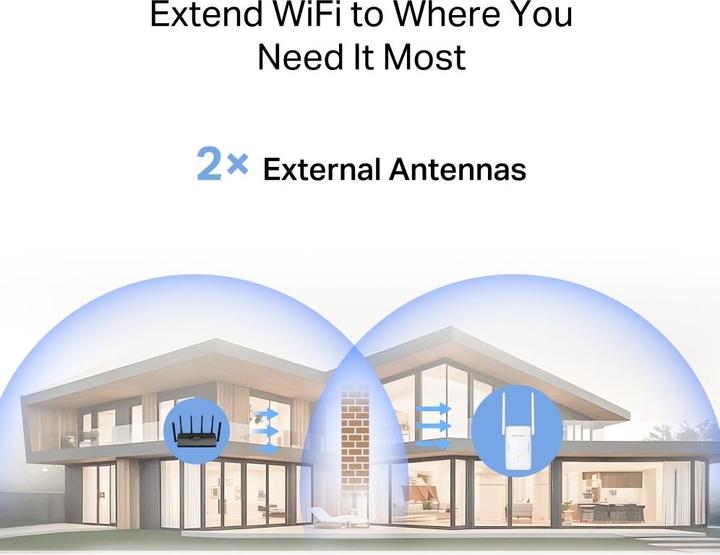 Actual product image Mercusys WL-Repeater ME25BE BE3600 Wi-Fi 7 Range Extender (2882 Mbit/s, 688 Mbit/s)