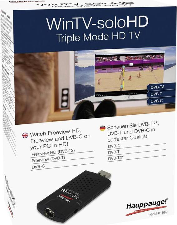 Image du produit Hauppauge WinTV soloHD (USB, DVB-C, DVB-T)