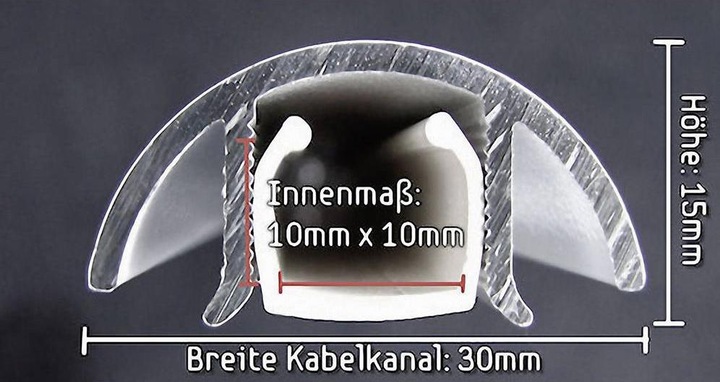 Produktbild Alunovo Mini Design Kabelkanal (Kabelkanal, 20 cm)