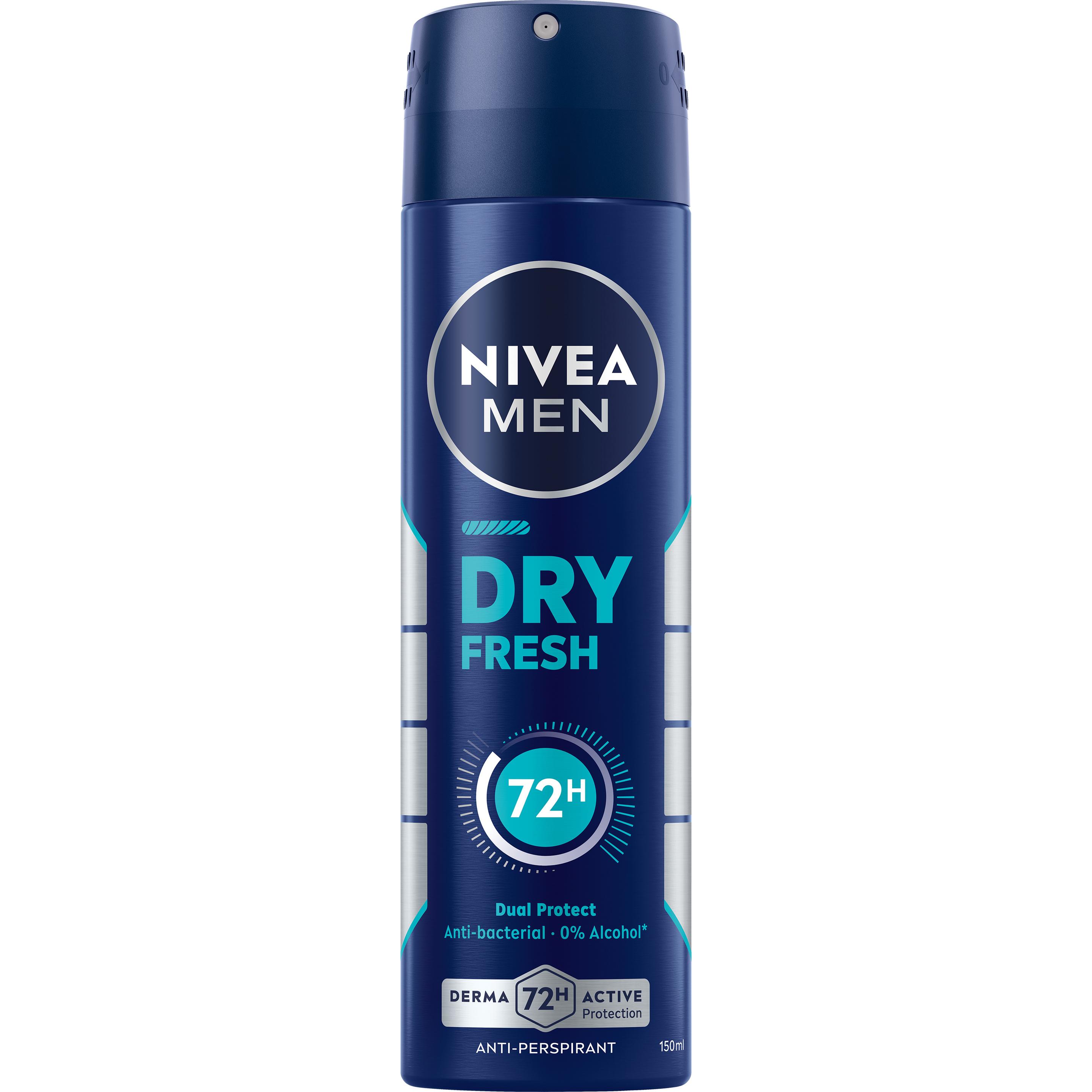 Nivea Herren Deo, Dry Fresh Spray 150Ml (Spray)