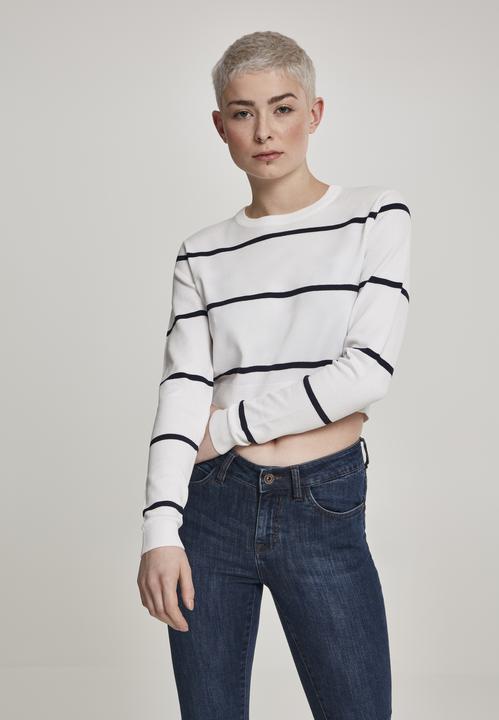 Produktbild Urban Classics Ladies Short Striped Sweater (XL)