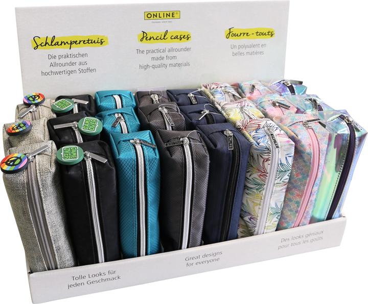 Online Counter display pencil case 18030/24 assorted