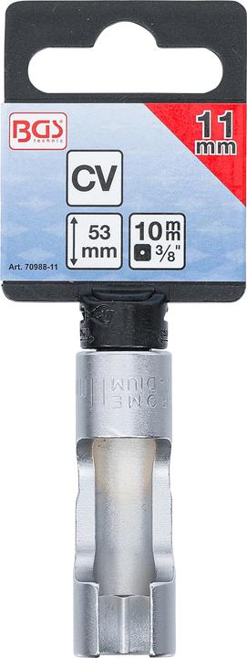 Actual product image BGS Special Socket, slotted 10 mm (3/8") Drive 11 mm (11 mm)