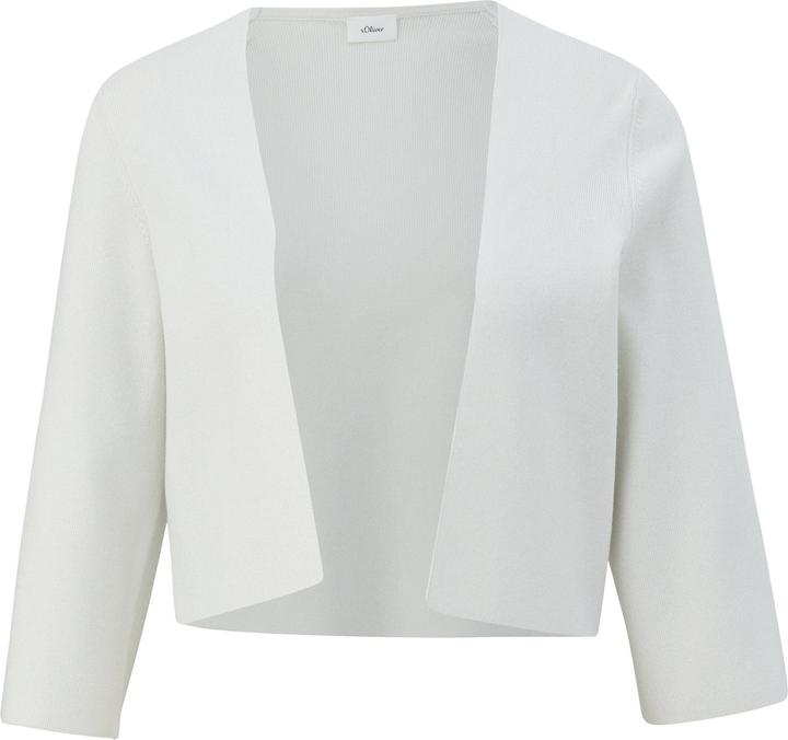 Actual product image s.Oliver Strickjacke Kurze Strickjacke mit Metallic-Garn (46)