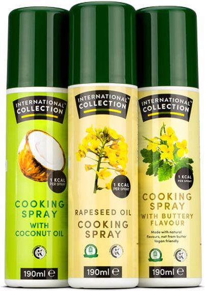 Produktbild International Collection Cooking Spray Sonnenblumenöl (190 ml)