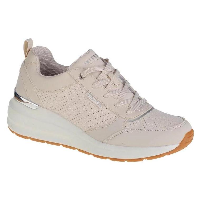 Skechers, Vrouwen, Sneakers, Biljoen-subtiele Vlekken, Wit, (39)