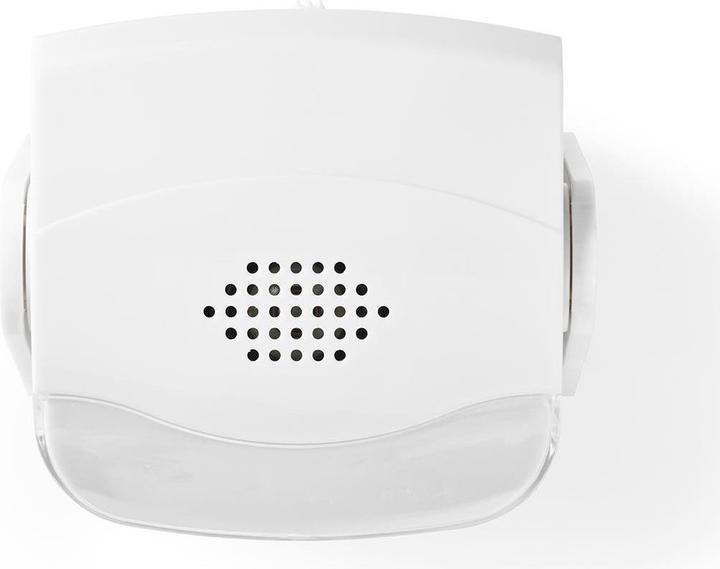 Actual product image Nedis Door Entry Alarm with Motion Detector & 80 dB Bell, Wall & Ceiling Mounted, White (1.10 m)