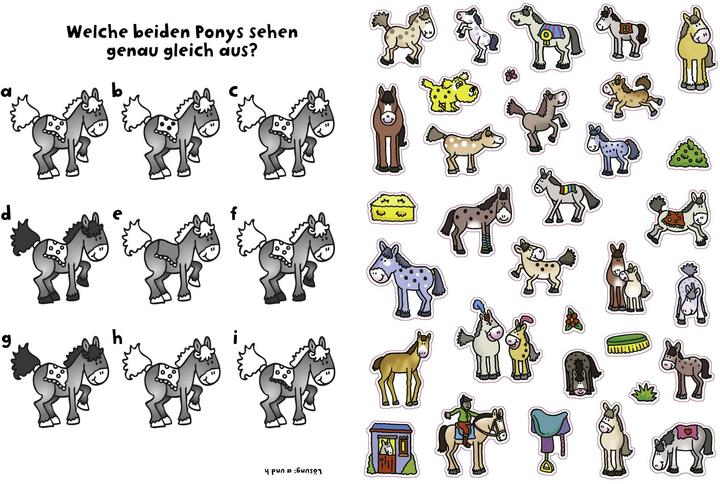 Produktbild 555 Sticker Pferde