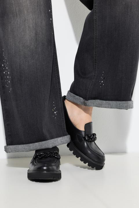 Immagine prodotto Ulla Popken Jeans modello Mary con rivetti, taglio della gamba ampio e cintura comoda (26)