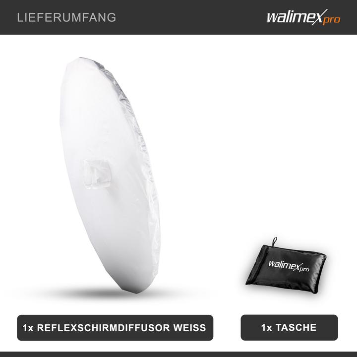 Actual product image Walimex pro per reflex umbrella diffuser (Umbrella reflector, 180 cm)