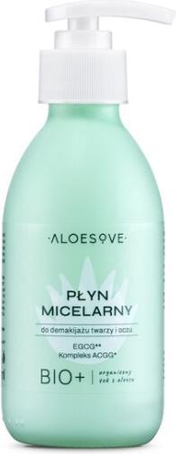 Actual product image Aloesove Bio+ Micellar Liquid For Face And Eye Make-Up Removal 190Ml (Make-up remover, 190 ml)