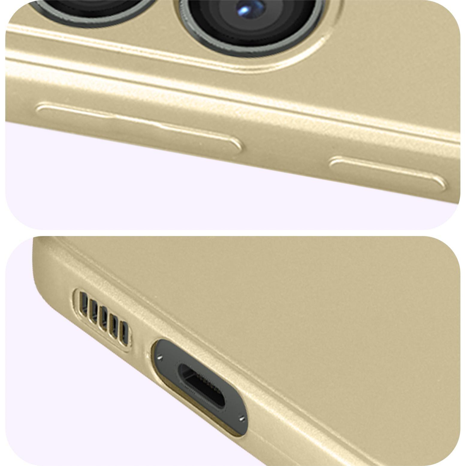 Thumbnail - Avizar Metallic Series (Samsung Galaxy S23), Smartphone Hülle, Gelb