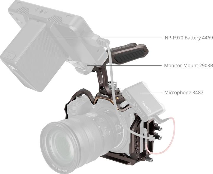 Produktbild SmallRig "Night Eagle" Cage Kit für Z5II/Z7/Z6/Z7II/Z6II/Z5 (Cage, Griff)