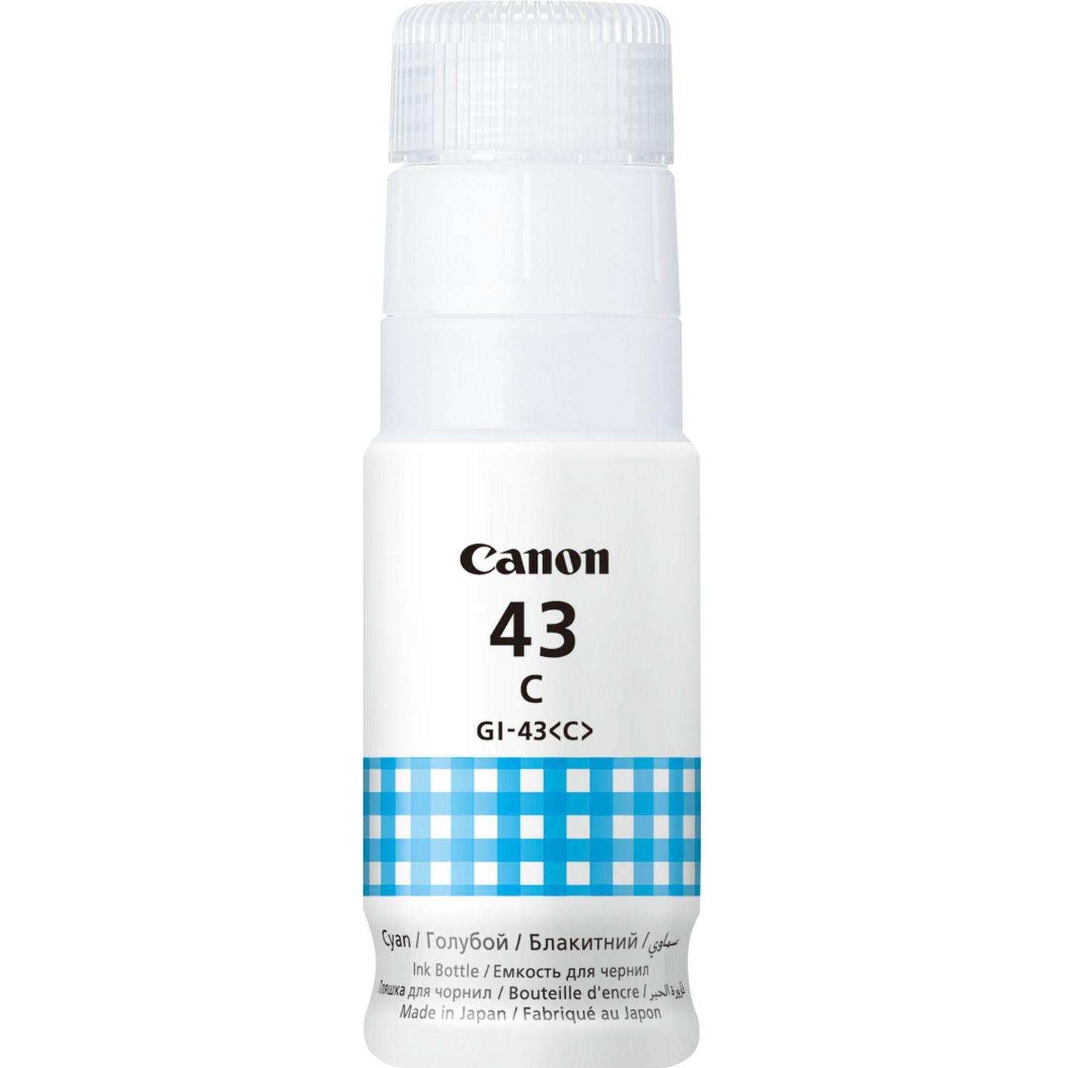 Canon, Druckerpatrone, GI-43 C EMB Ink Bottle (C)