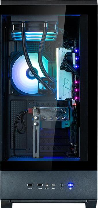 Actual product image Zalman GHE P50 DS ATX Case Tempered Glass Panoramic View - Black (mATX, Mini-ITX, ATX)