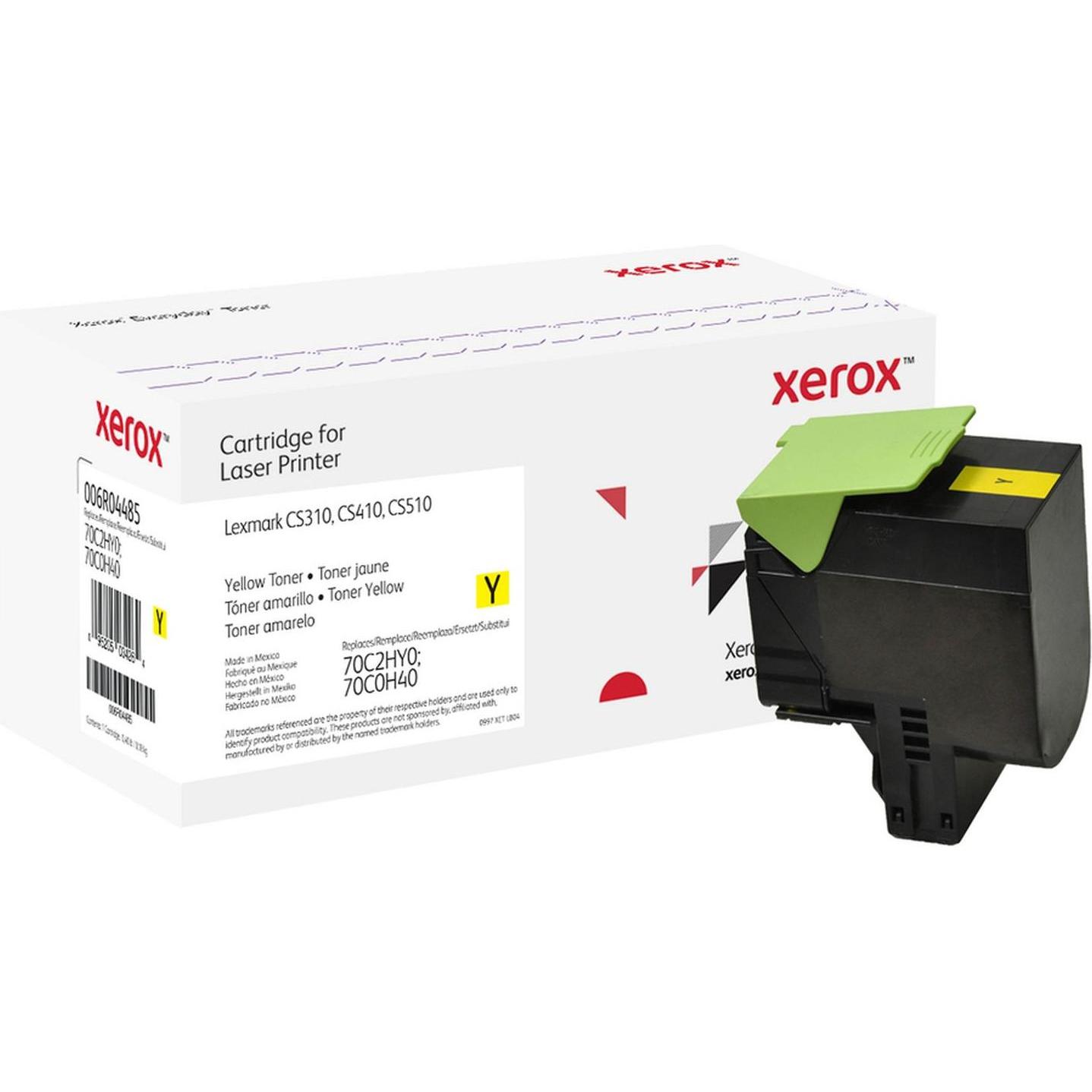 Xerox, Toner, Everyday Toner Jaune compatible avec Lexmark 70C2HY0 70C0H40, Grande capacité, 3000 pages, Jaune, 1 (Y)