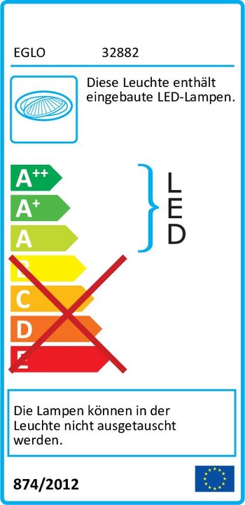 Energie-Label EGLO Fueva-c (1080 lm)