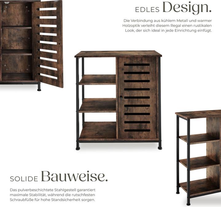 Image du produit tectake Buffet 71x32x82cm (71 x 32 x 82 cm)