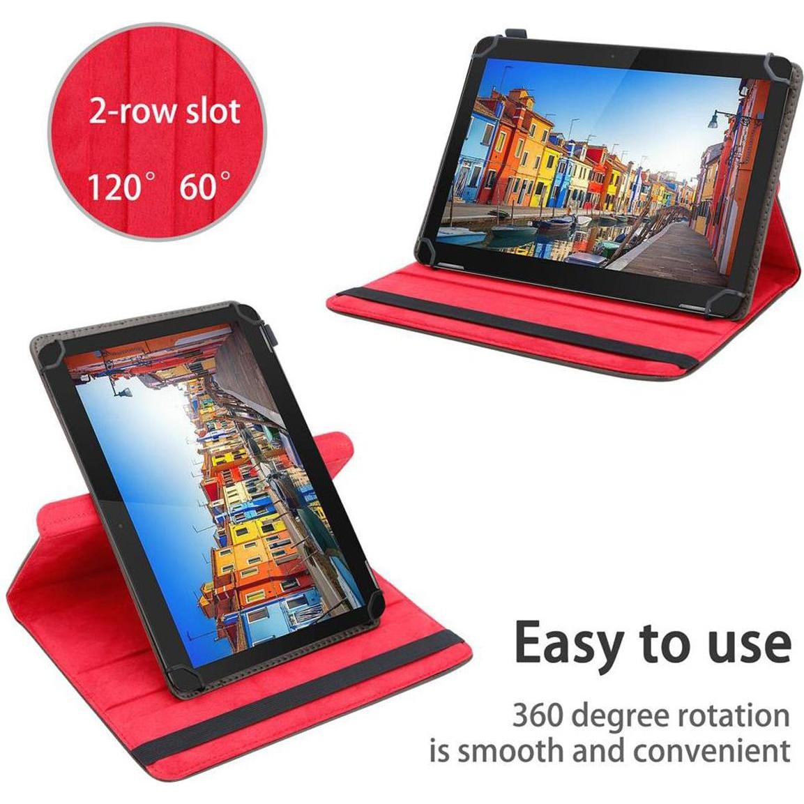 Thumbnail - Cadorabo Tablet Hülle Universal 360 (Surftab B10), Tablet Hülle, Braun