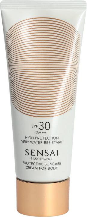 Actual product image Sensai Silky Bronze Protective Suncare Cream For Body SPF30+ 150ml (Sun cream face, SPF 30, 150 ml)
