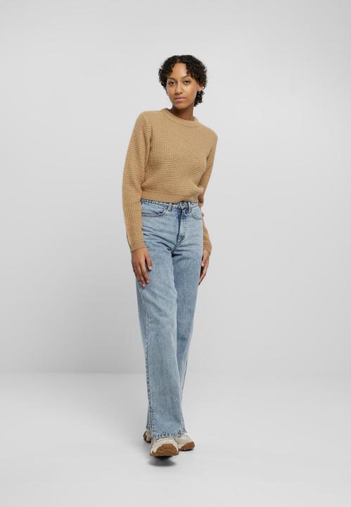 Produktbild Urban Classics Ladies Short Waffle Sweater (M)