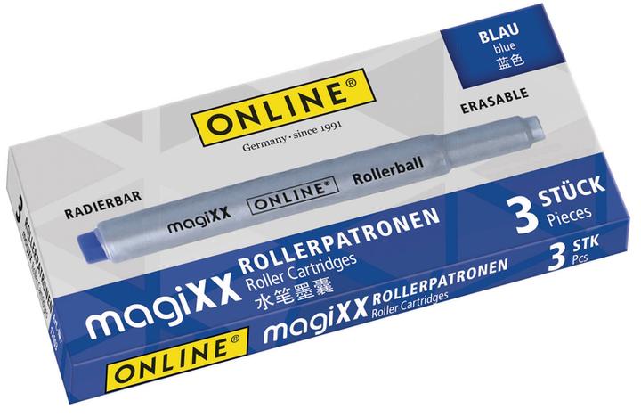 Online Cartouche rollerball 17103/12 pour MagiXX 3 pcs. (Recharger, Bleu)