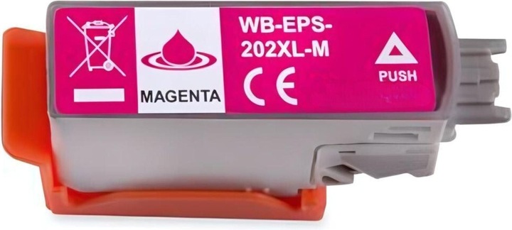 Immagine prodotto Hermex Cartuccia d'inchiostro compatibile Epson 202 C13T02F34010 rosso (M)